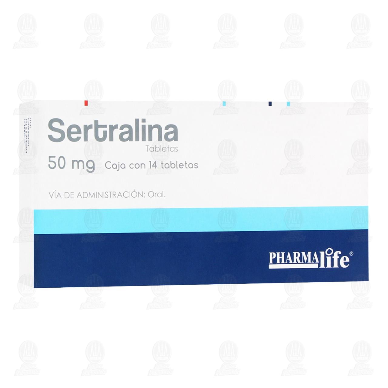 Imagen para Sertralina 50 mg, 14 Tabletas Pharmalife.