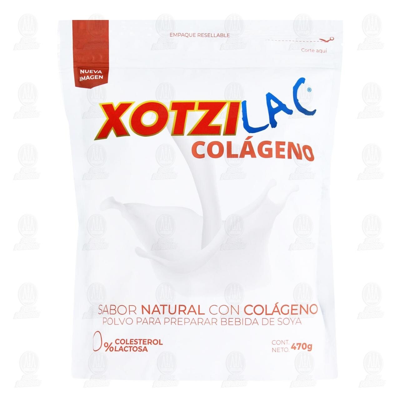 Polvo Xotzilac Colágeno para Preparar Bebida de Soya Sabor Natural, 470 gr. image number 0