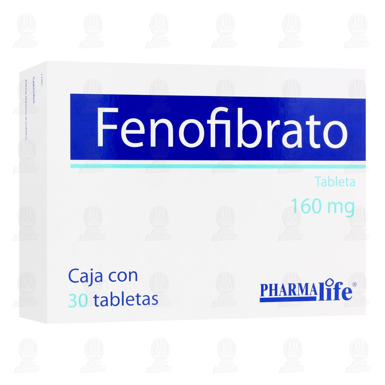 Imagen para Fenofibrato 160 mg, 30 Tabletas Pharmalife.