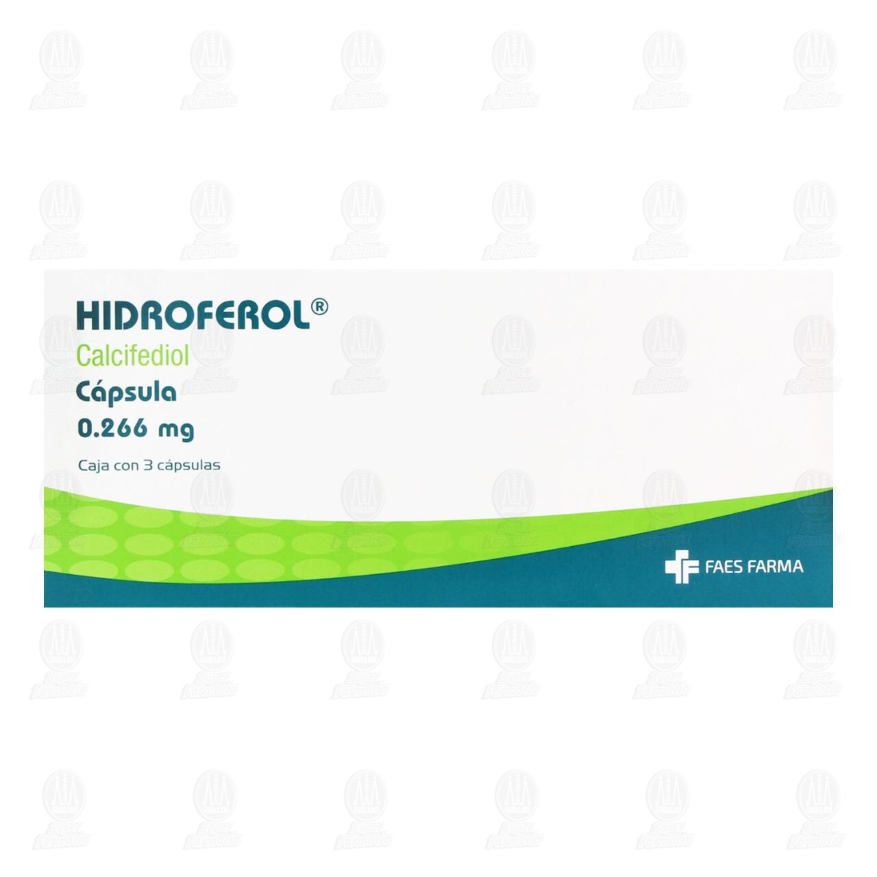 Hidroferol 0.266 mg, 3 C&aacute;psulas. image number 1
