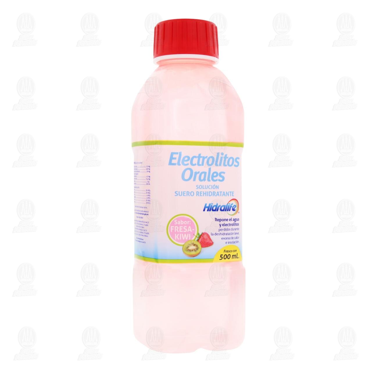Suero Rehidratante Hidralife Sabor Fresa-Kiwi, 500 ml. image number 0
