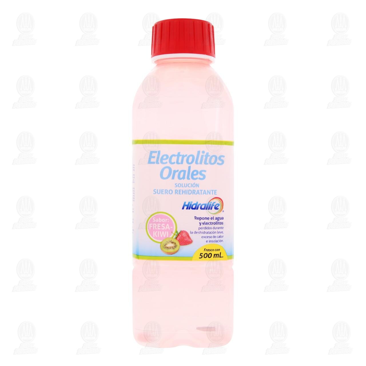 Suero Rehidratante Hidralife Sabor Fresa-Kiwi, 500 ml. image number 1