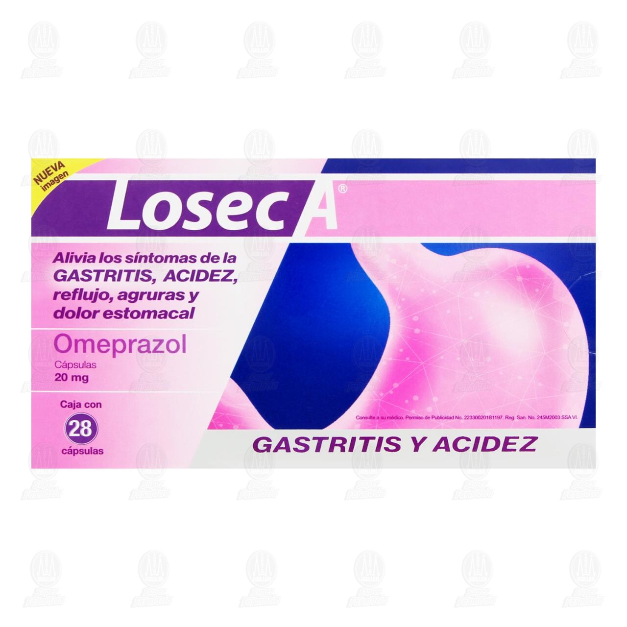 Losec A 20 mg, 28 C&aacute;psulas. image number 1