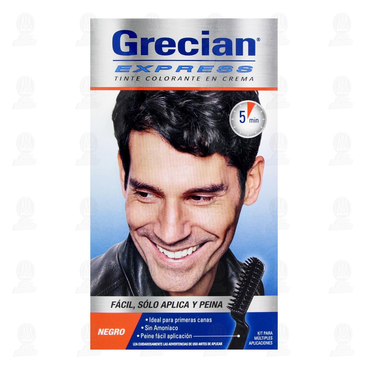 Tinte Colorante en Crema Grecian Express Color Negro, 1 pz. image number 1