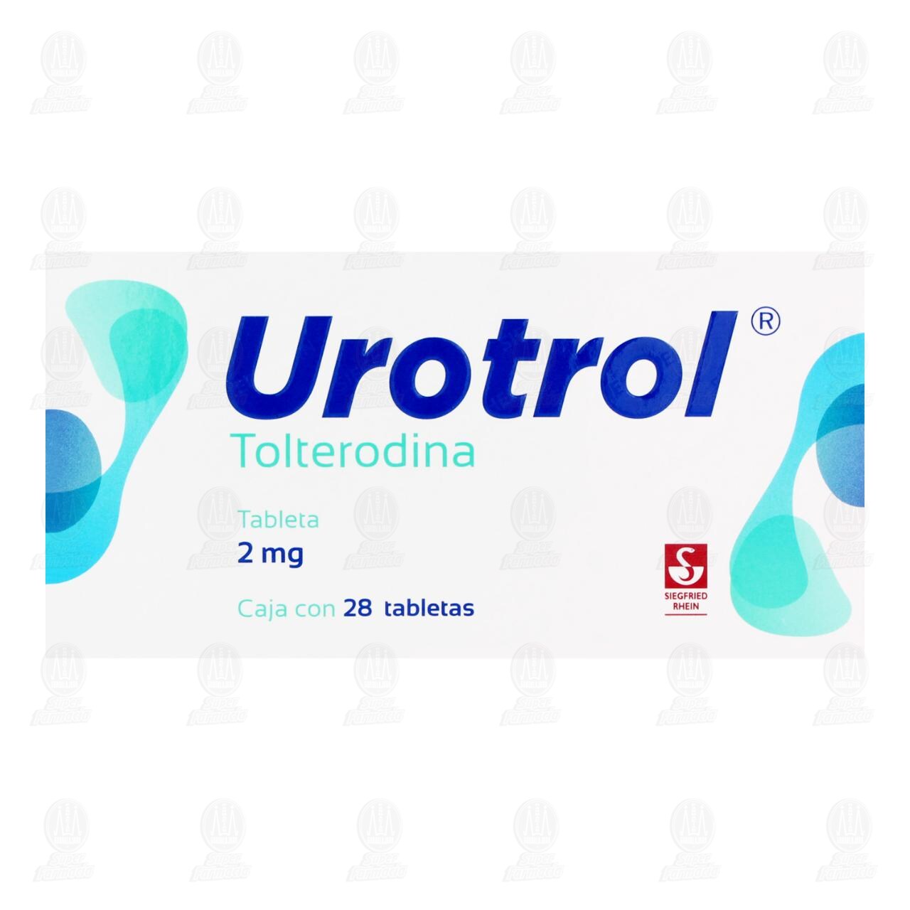 Urotrol 2 mg, 28 Tabletas. image number 1