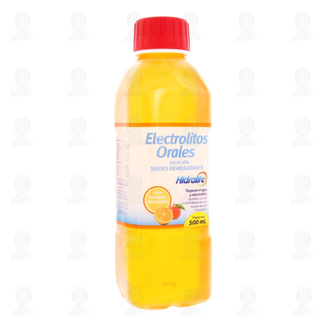 Suero Rehidratante Hidralife Sabor Naranja-Mandarina, 500 ml.