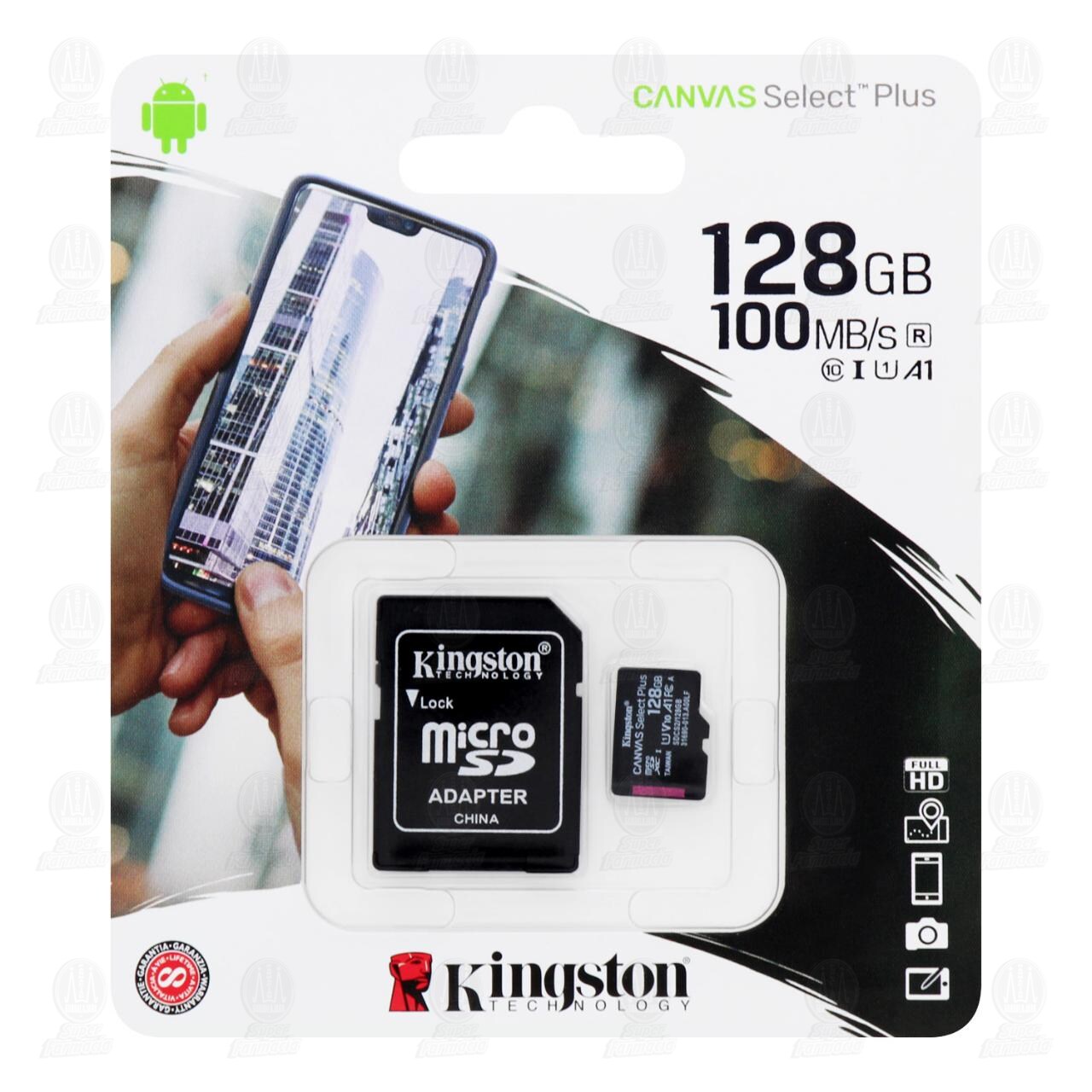 Memoria Kingston Micro SD de 128GB, 2 pzas.