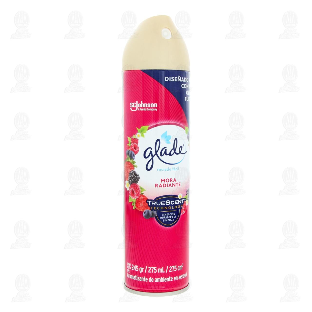 Aromatizante Glade Mora Radiante en Aerosol, 275 ml. image number 0