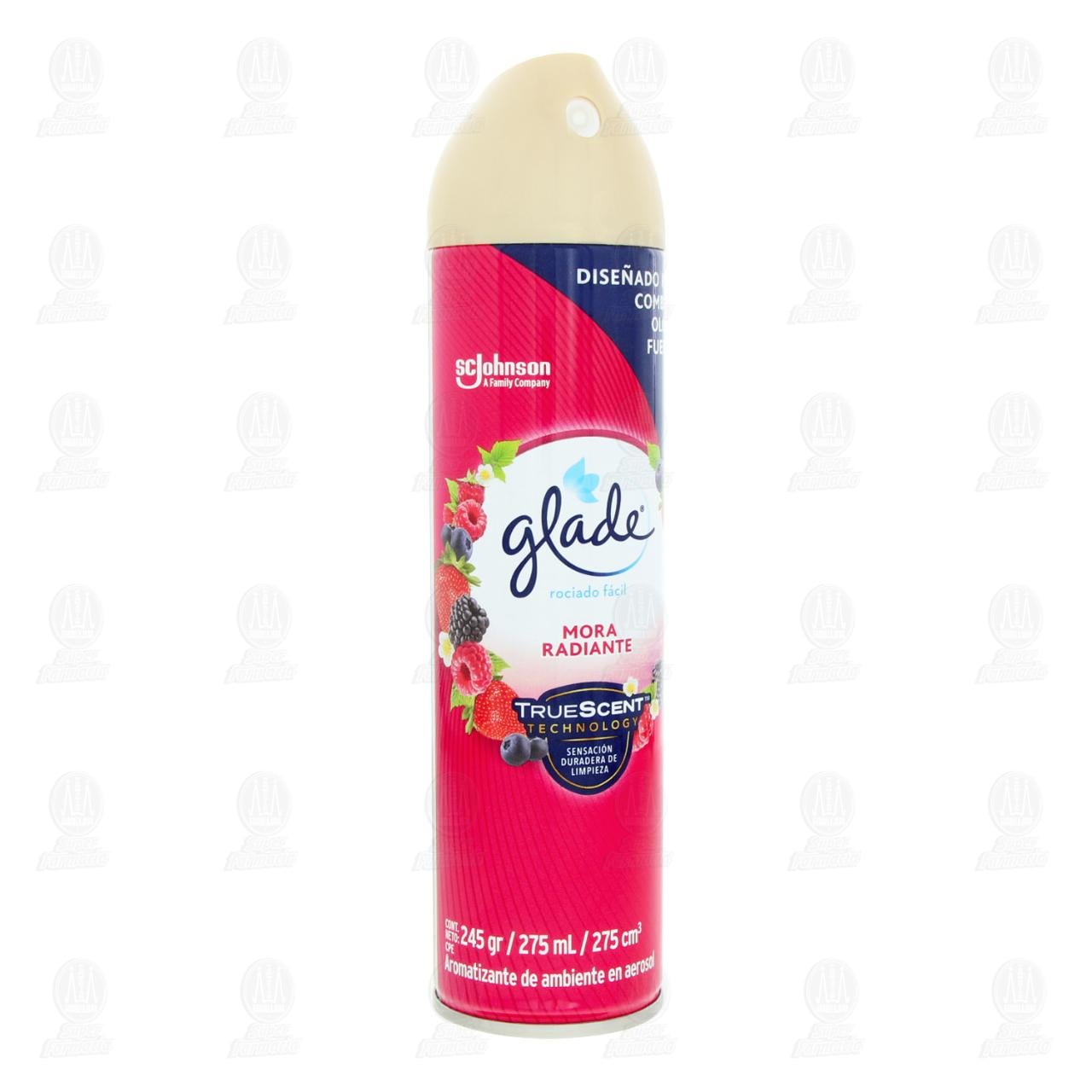 Aromatizante Glade Mora Radiante en Aerosol, 275 ml. image number 0