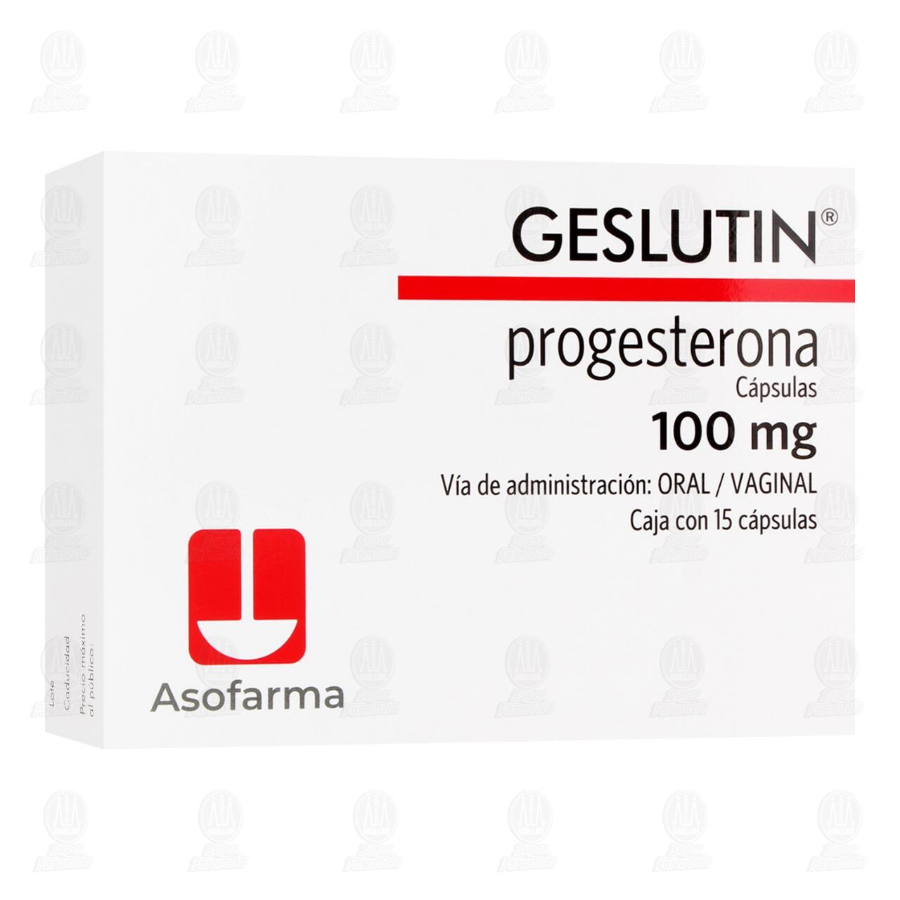 Geslutin 100 mg, 15 C&aacute;psulas. image number 0