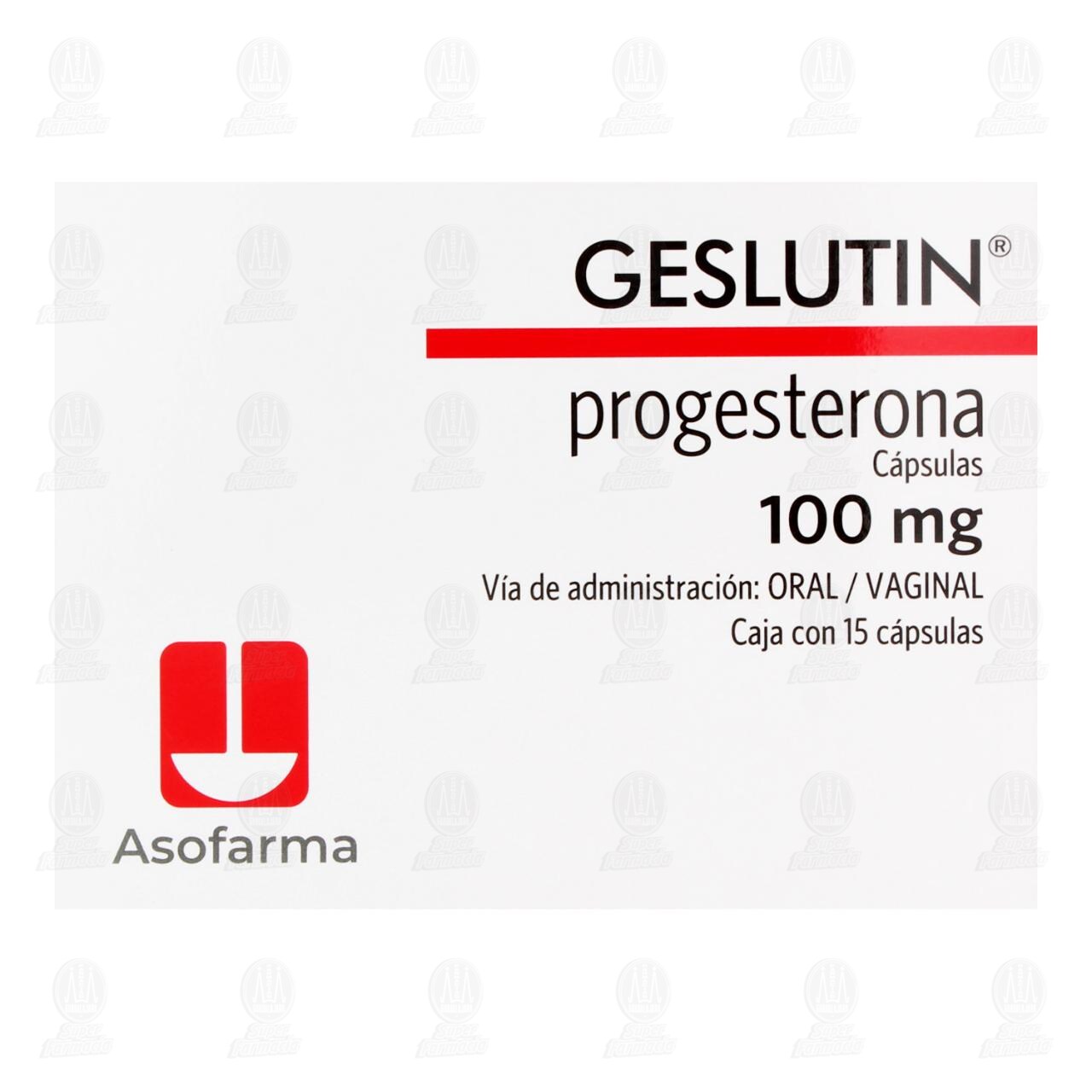 Geslutin 100 mg, 15 C&aacute;psulas. image number 1