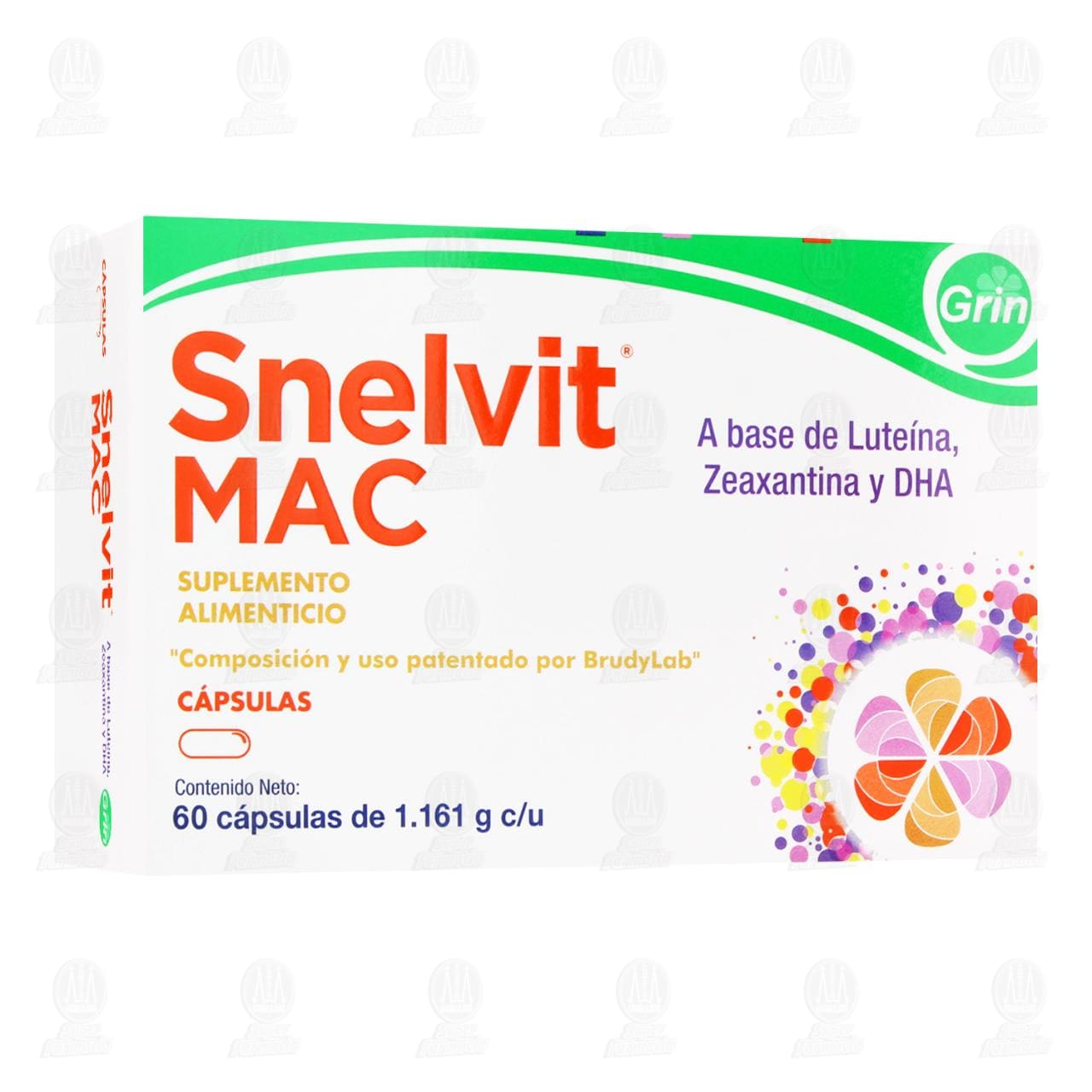 Imagen para Snelvit MAC 1.161 g Suplemento Alimenticio, 60 Cápsulas.