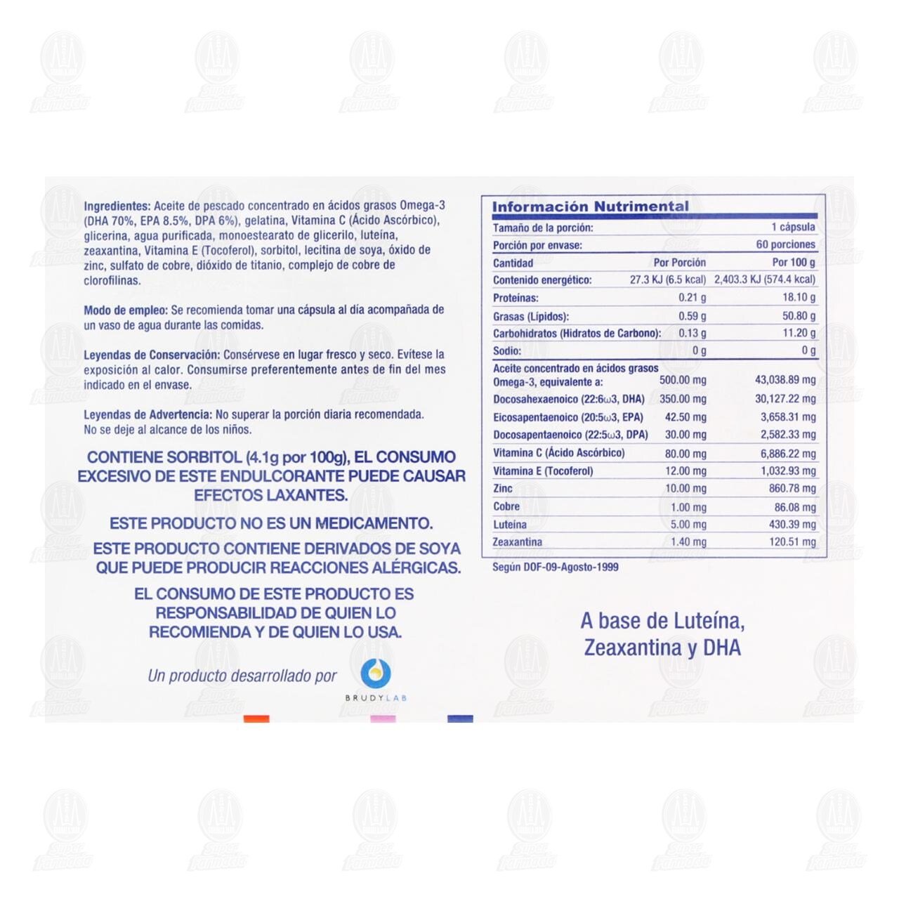 Snelvit MAC 1.161 gr, 60 C&aacute;psulas. image number 2