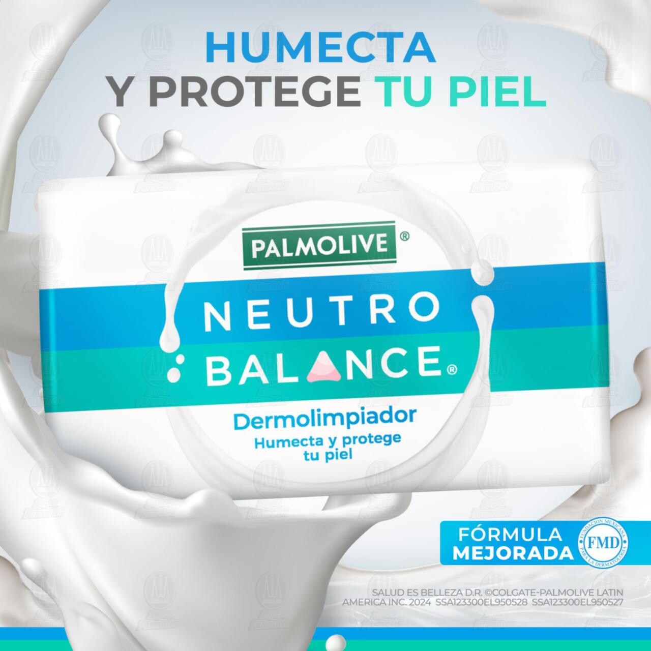 Pack Jab&oacute;n en Barra Palmolive Neutro Balance Dermolimpiador, 4 pzas de 120 g c/u. image number 2