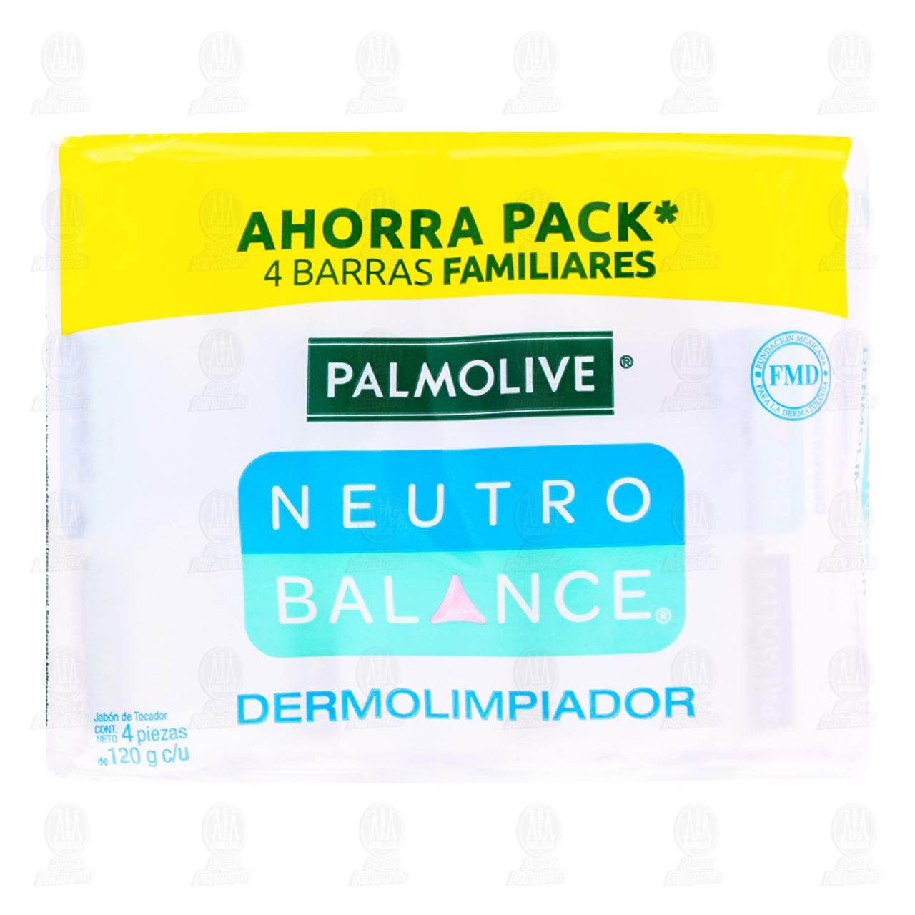 Pack Jab&oacute;n en Barra Palmolive Neutro Balance Dermolimpiador, 4 pzas de 120 g c/u. image number 1