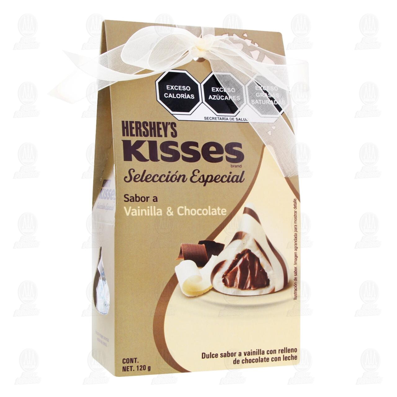 Chocolate Kisses de Hershey's selecci&oacute;n Especial Vainilla & Chocolate, 120 gr. image number 0