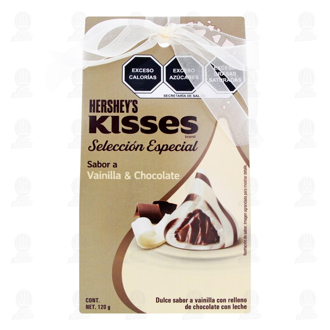 Chocolate Kisses de Hershey's selecci&oacute;n Especial Vainilla & Chocolate, 120 gr. image number 1