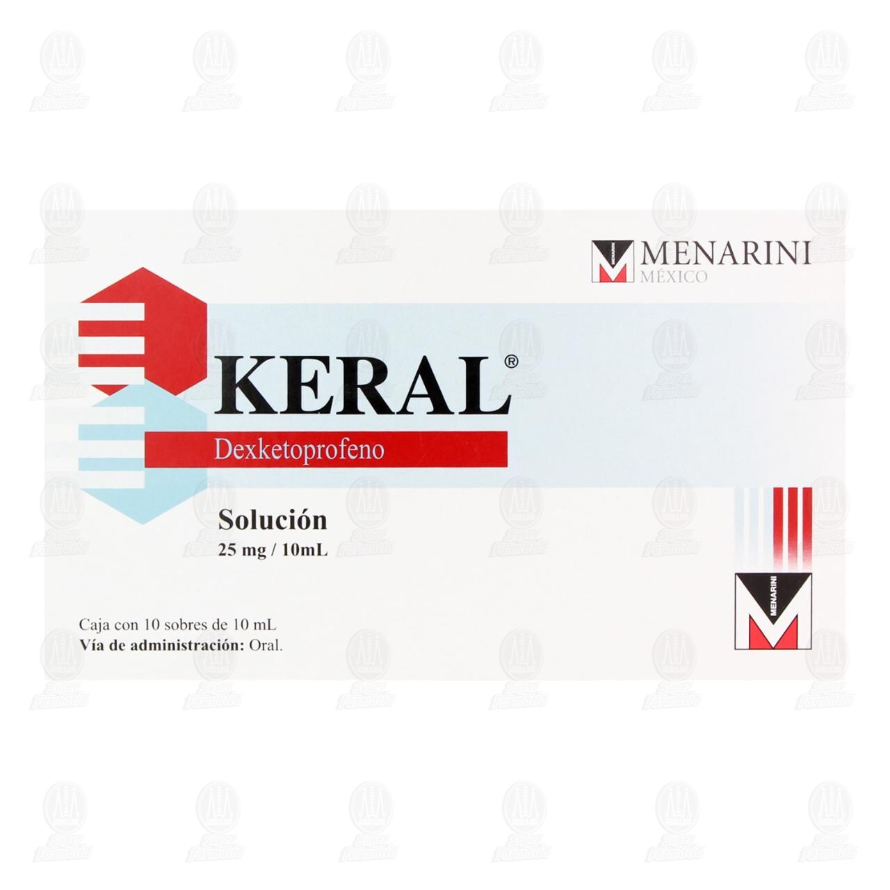 Keral 25mg/10ml Soluci&oacute;n, 10 Sobres de 10 ml c/u. image number 1