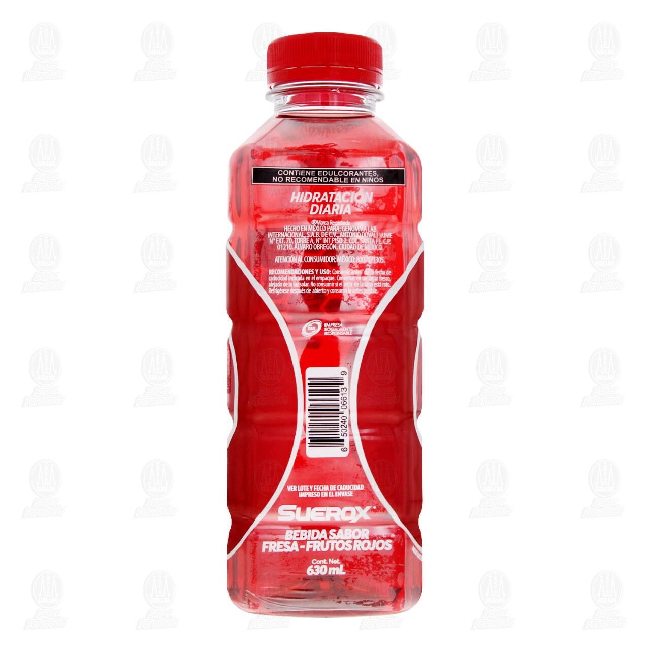 Bebida Hidratante Suerox Sabor Fresa-Frutos Rojos, 630 ml. image number 2