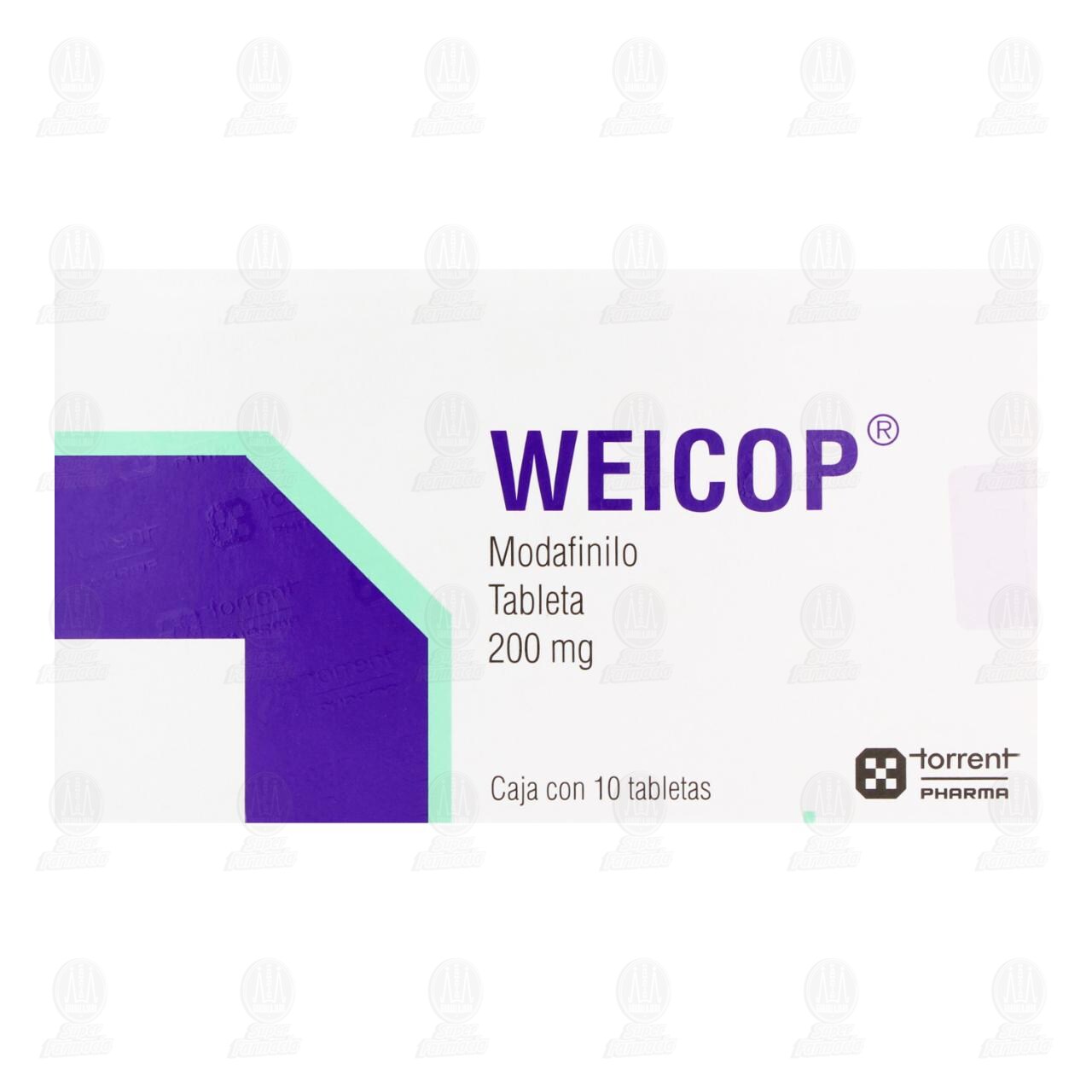 Weicop 200 mg, 10 Tabletas. image number 1