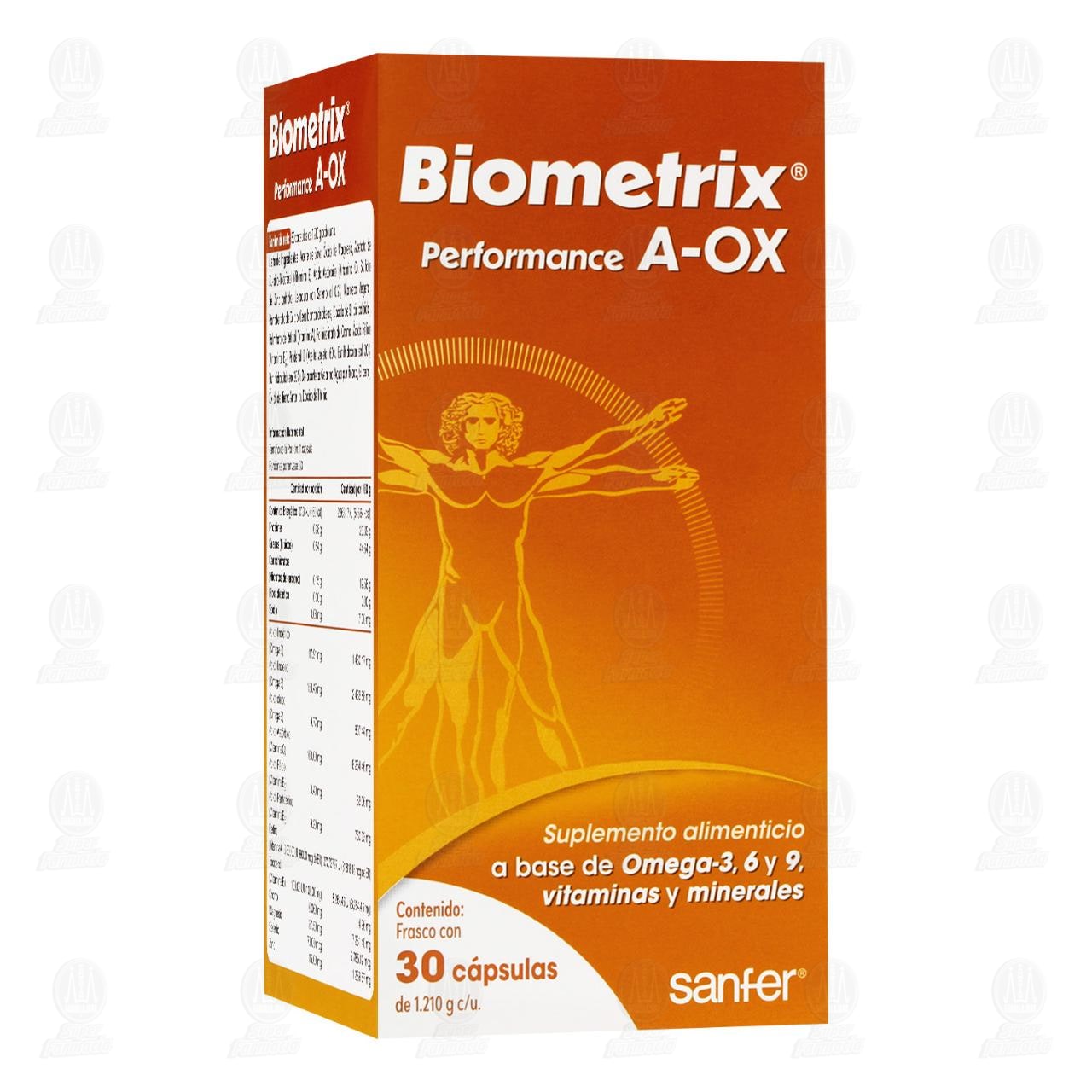 Biometrix Performance A-OX, 30 C&aacute;psulas.