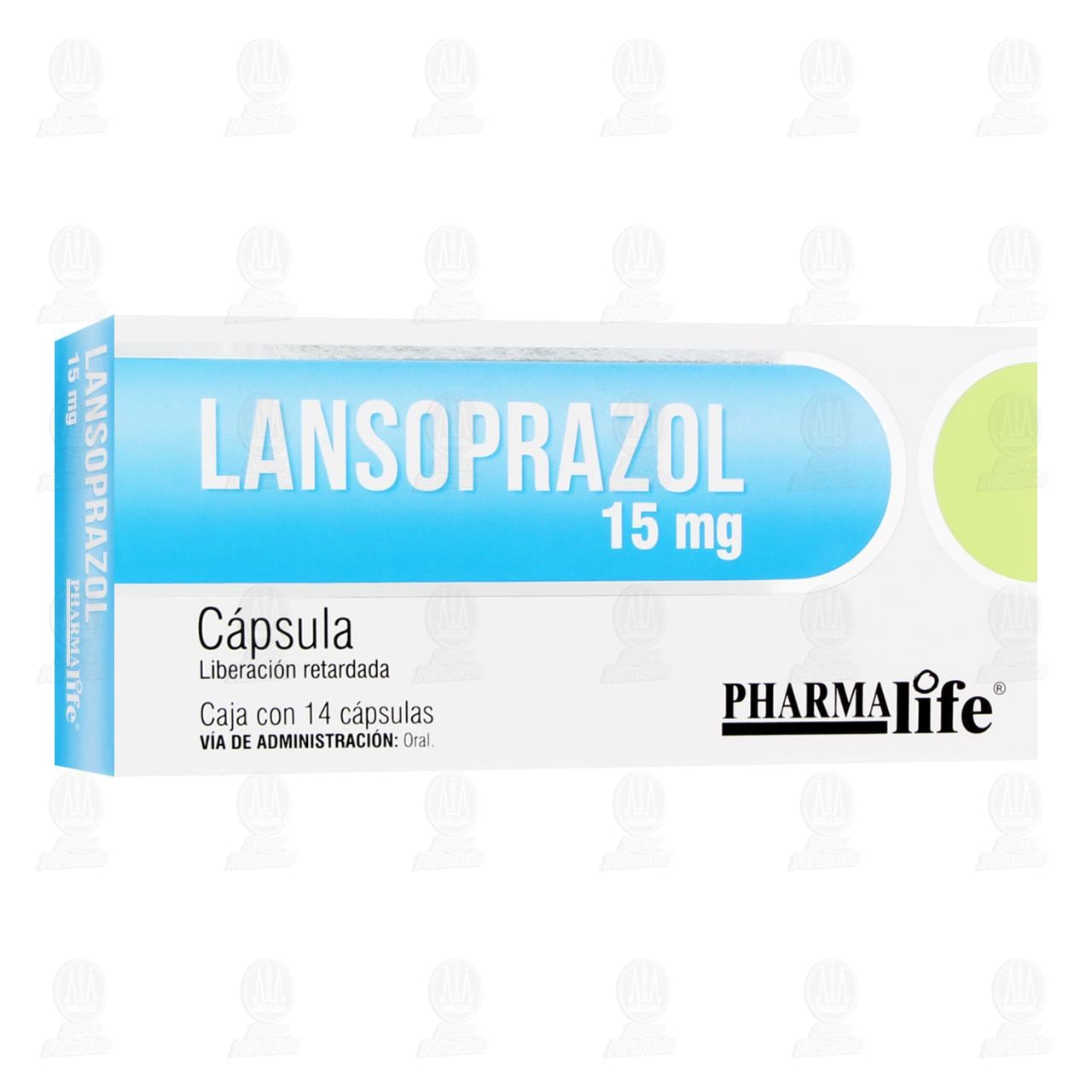 Imagen para Lansoprazol 15 mg, 14 Cápsulas Pharmalife.
