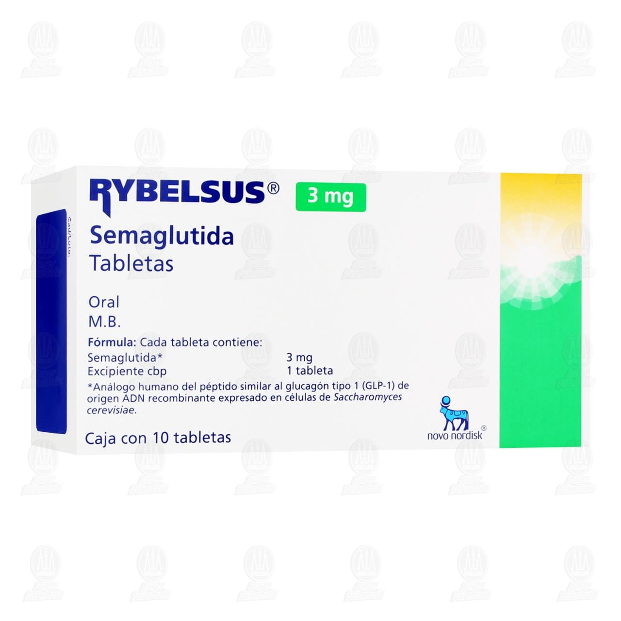 Rybelsus 3 mg, 10 Tabletas.