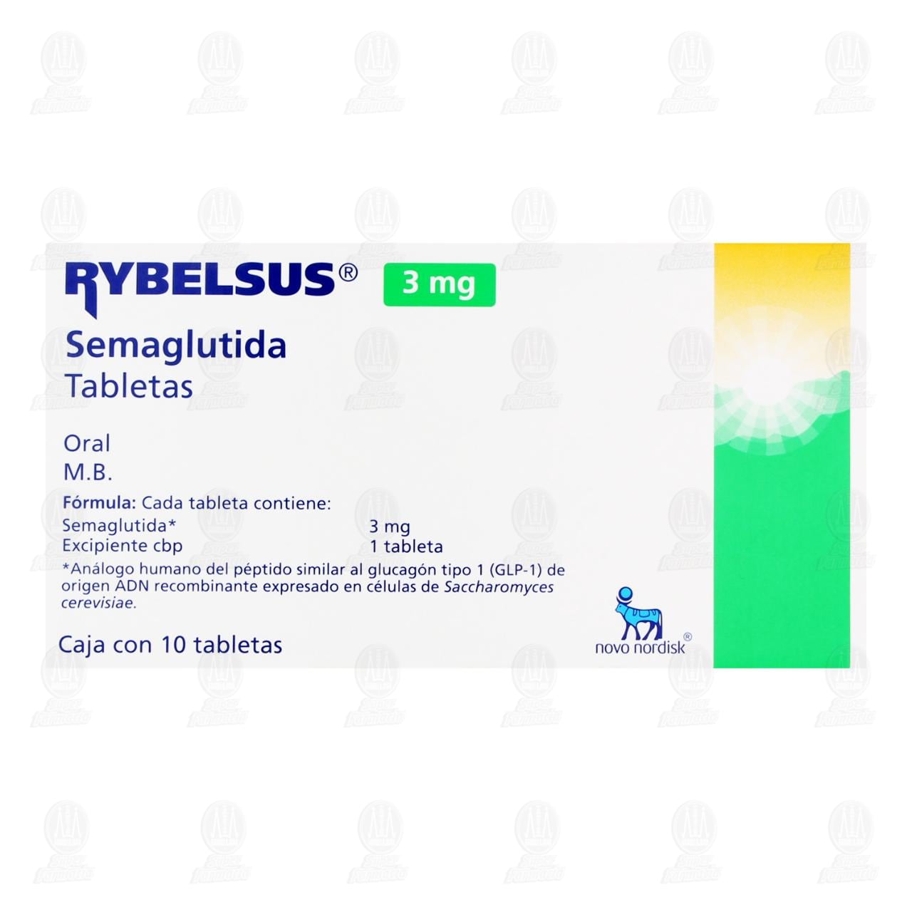 Rybelsus 3 mg, 10 Tabletas. image number 1
