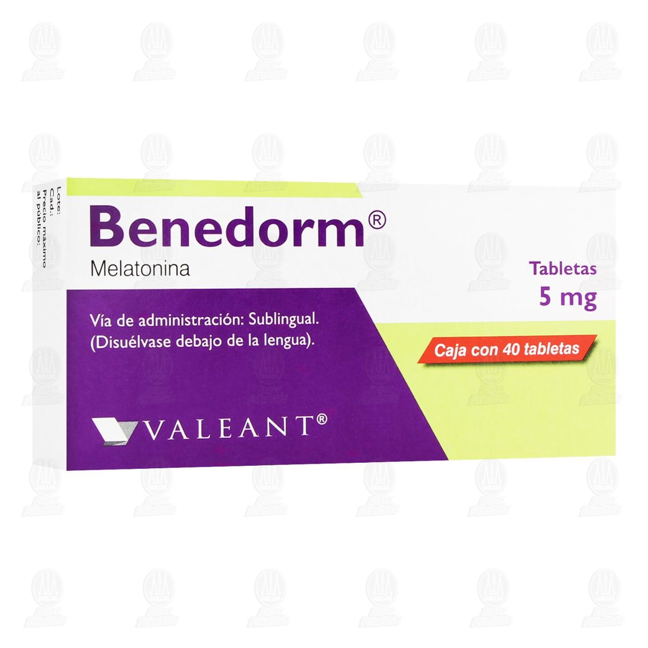 Benedorm 5 mg, 40 tabletas. image number 0