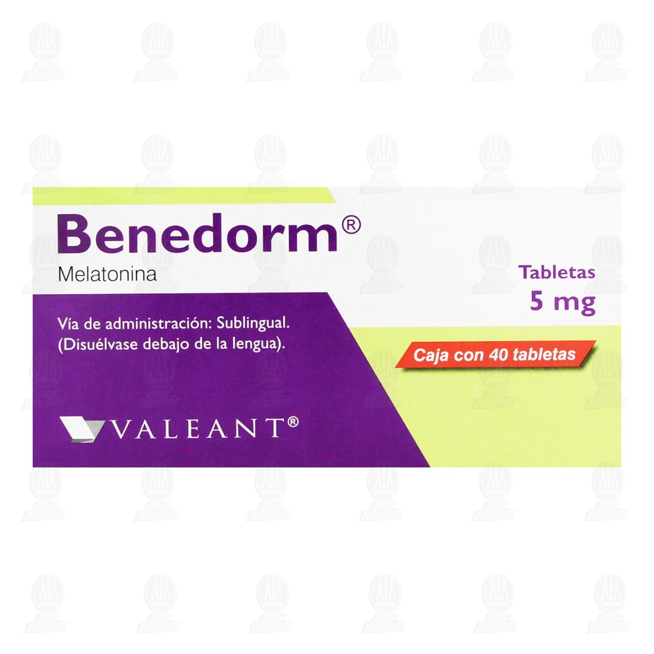 Benedorm 5 mg, 40 tabletas. image number 1