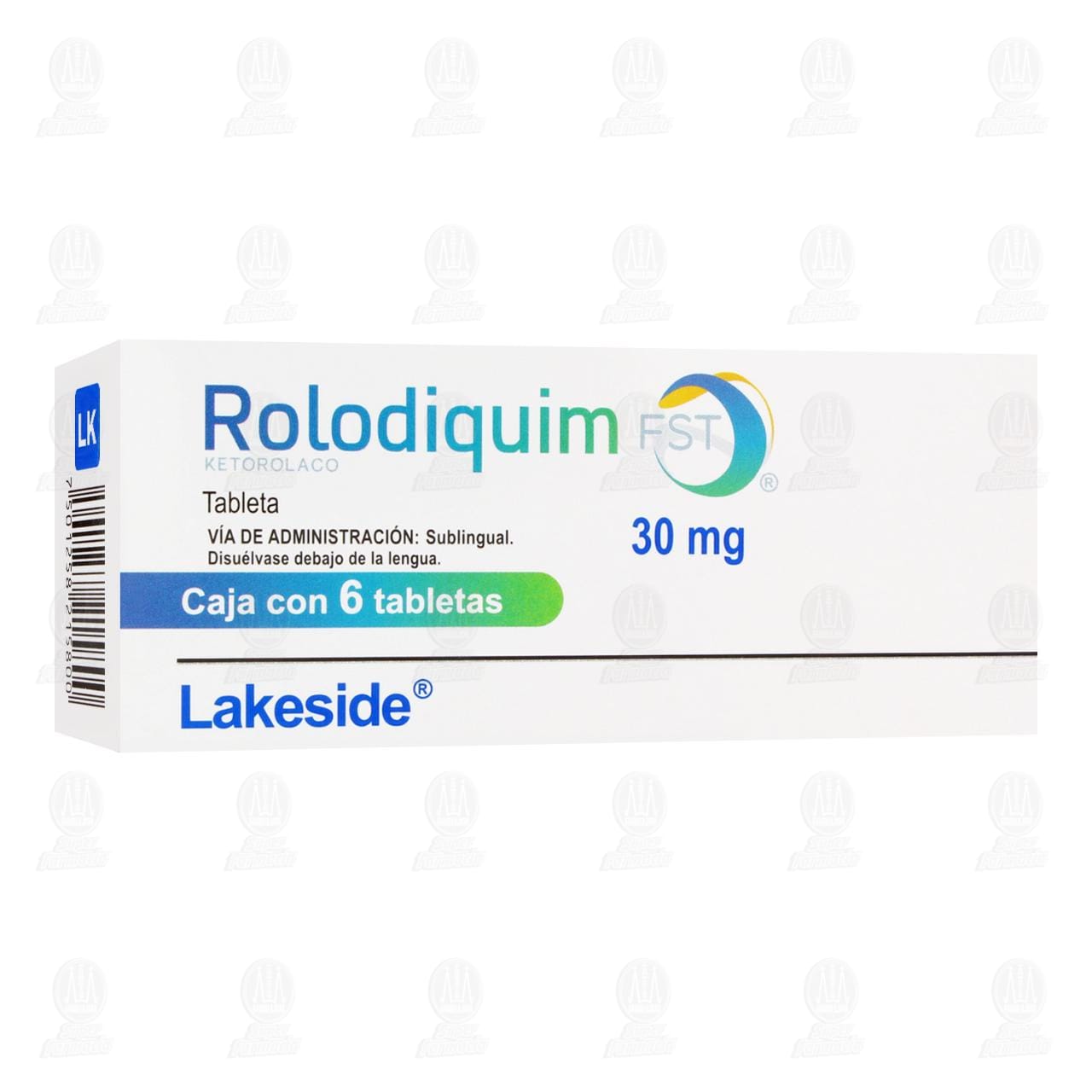 Imagen para Rolodiquim FST 30 mg, 6 Tabletas.