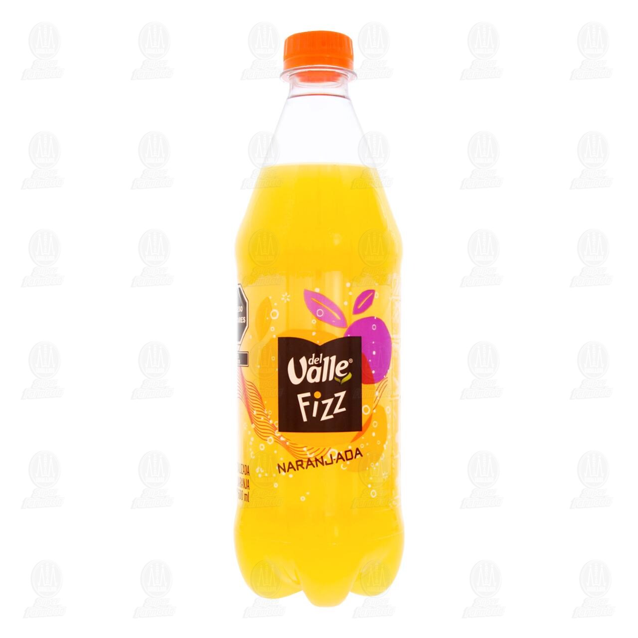Agua Mineralizada Naranj-ada Del Valle Fizz Sabor Naranja, 600 ml. image number 1