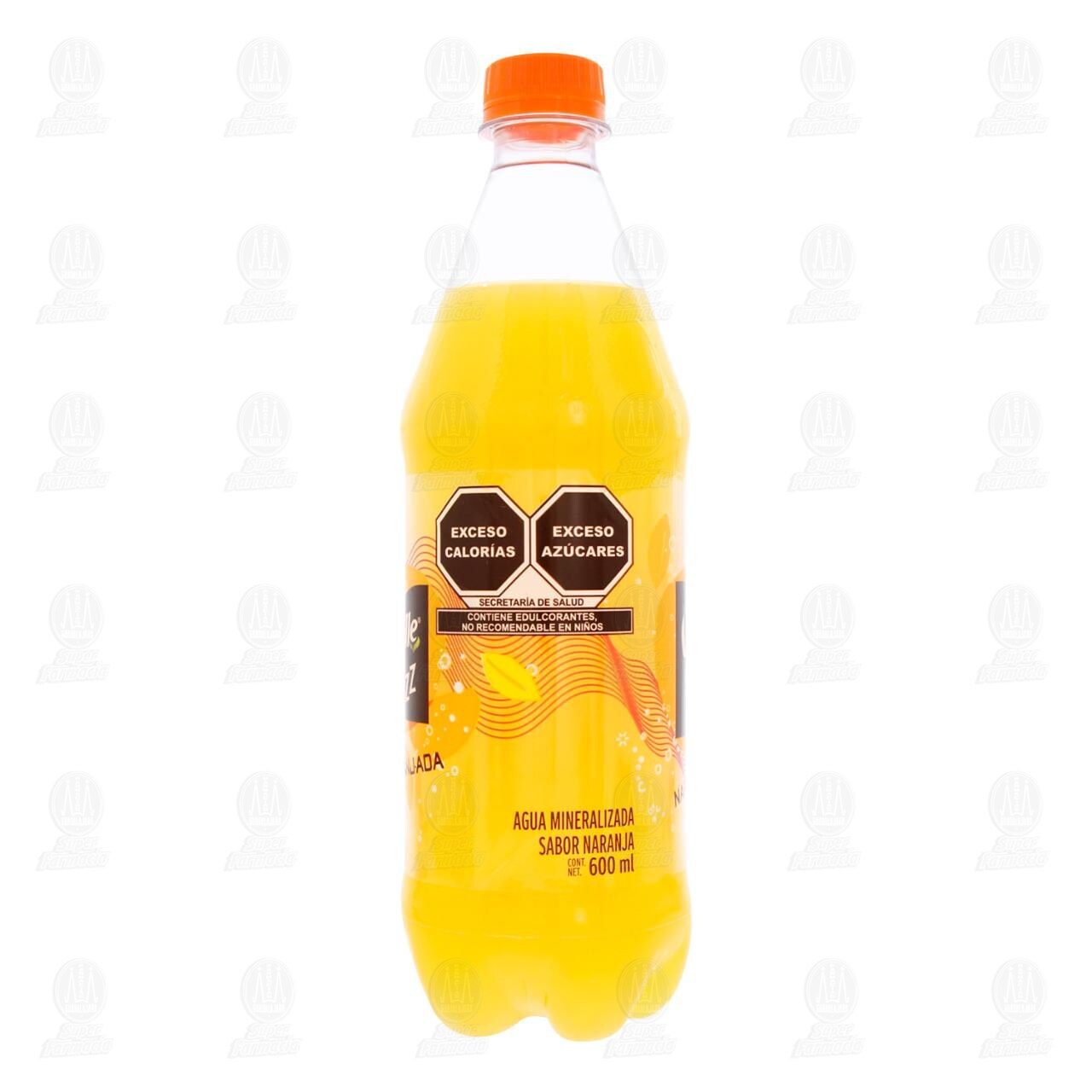 Agua Mineralizada Naranj-ada Del Valle Fizz Sabor Naranja, 600 ml. image number 2