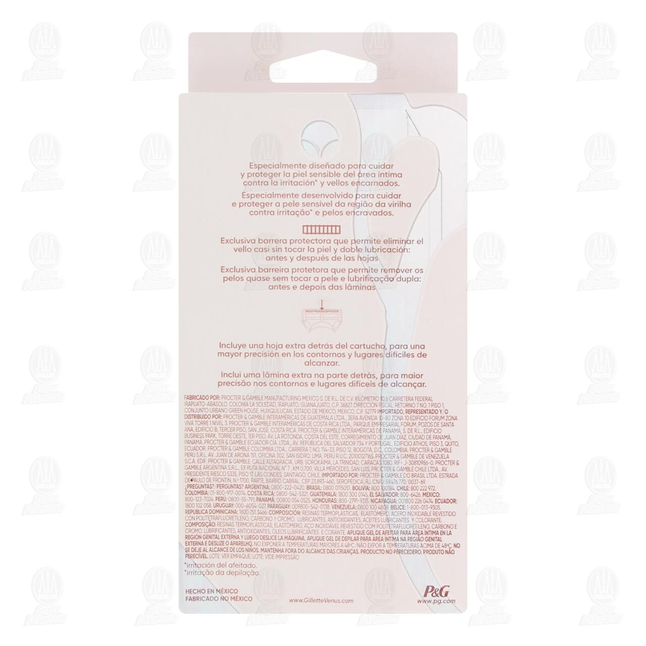 M&aacute;quina para Afeitar Venus &Aacute;rea &Iacute;ntima, 1 pz. image number 2