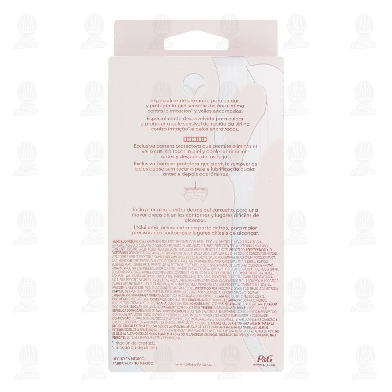 M&aacute;quina para Afeitar Venus &Aacute;rea &Iacute;ntima, 1 pz. image number 2