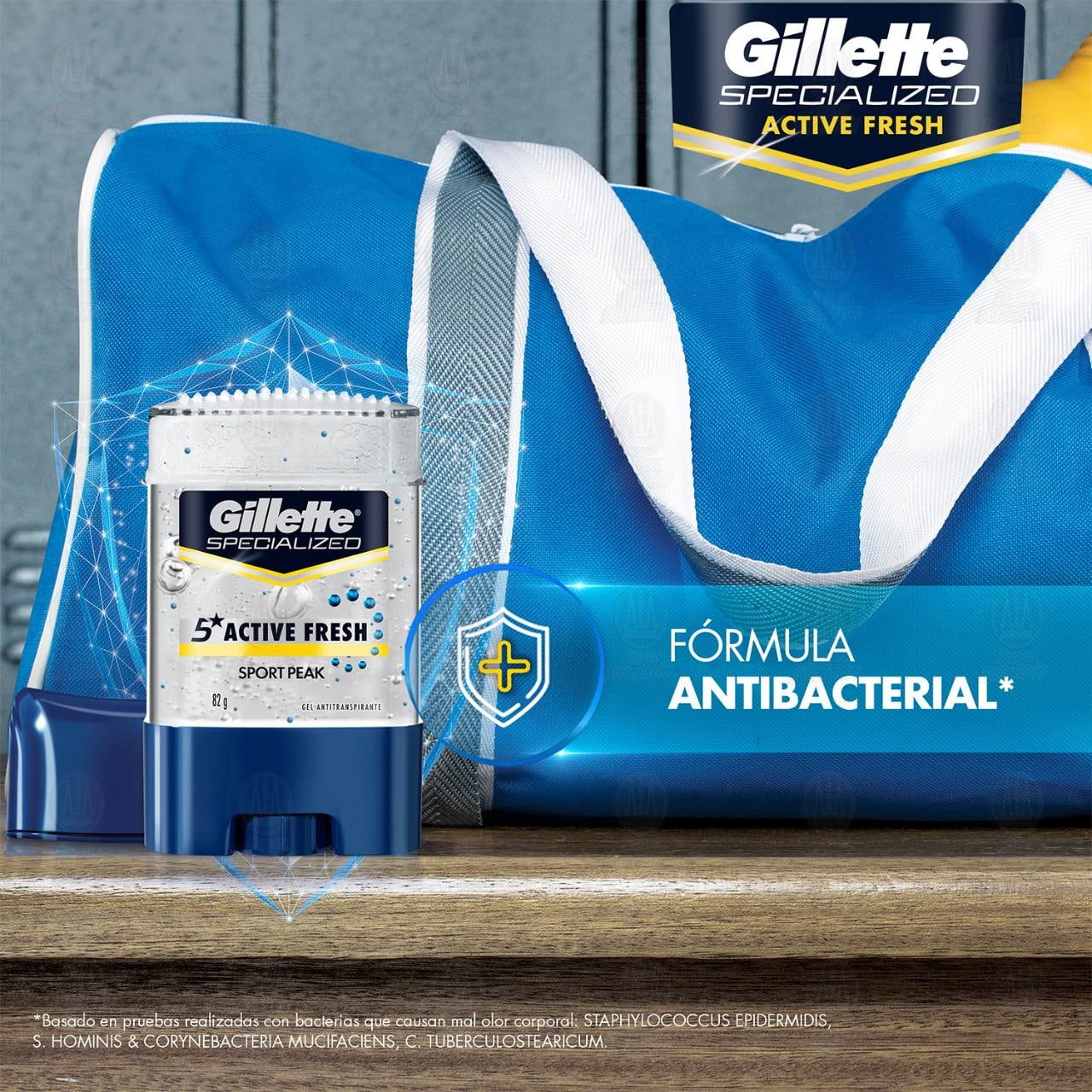 Antitranspirante Gillette Specialized Sport Peak en Gel, 82 gr. image number 4