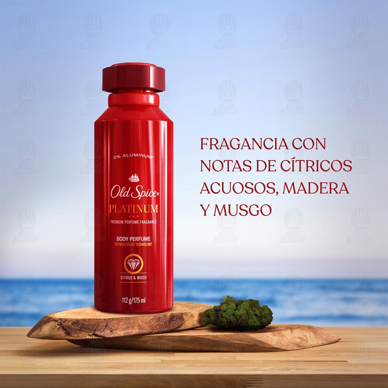 Desodorante Old Spice Platinum en Spray Citrus & Woof, 175 ml. image number 2