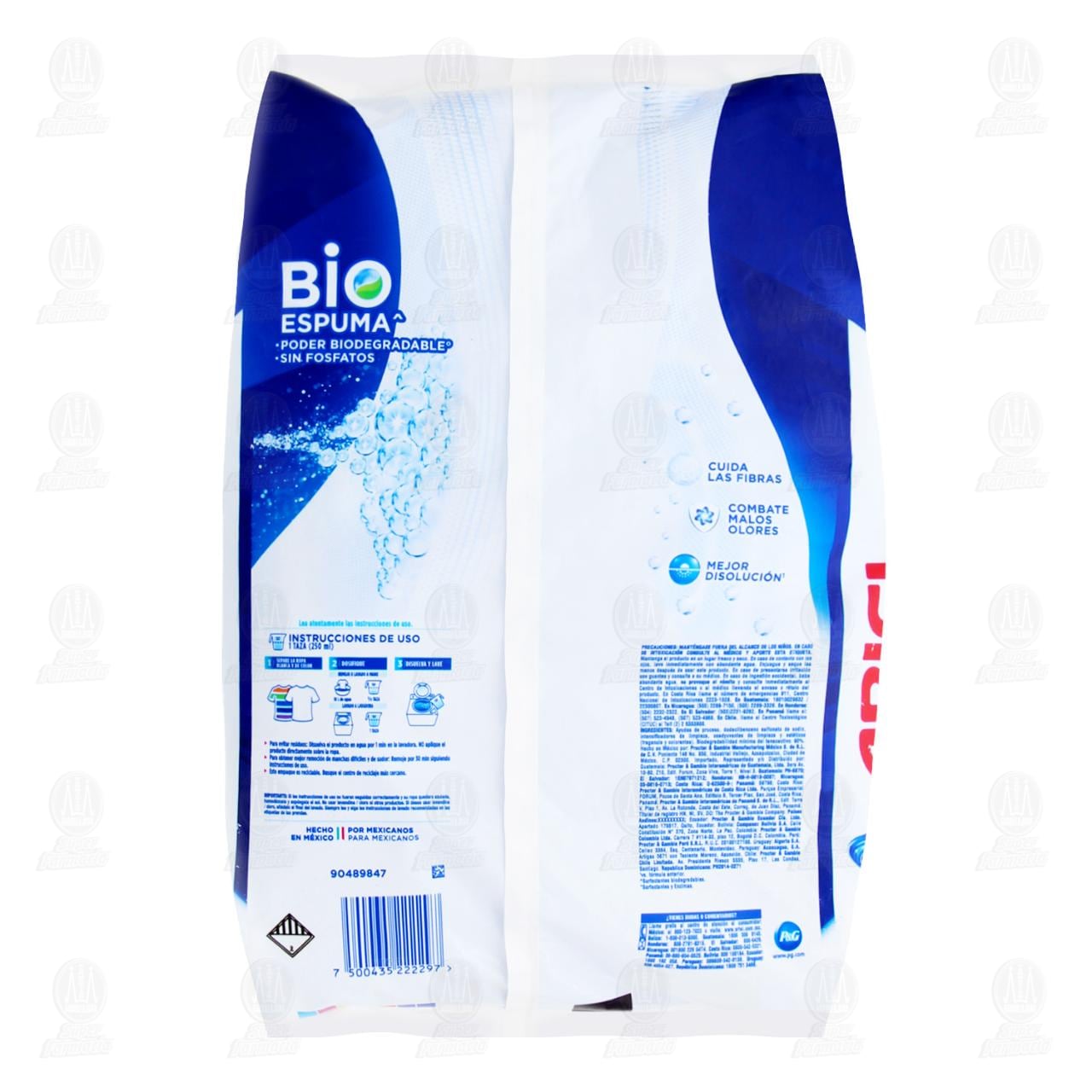 Detergente en Polvo Ariel Poder y Cuidado, 2 kg. image number 1