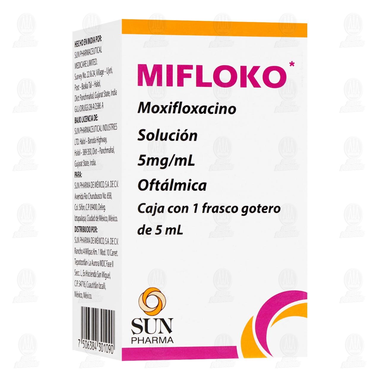 Mifloko 5mg/ml Soluci&oacute;n oft&aacute;lmica, 5 ml. image number 0