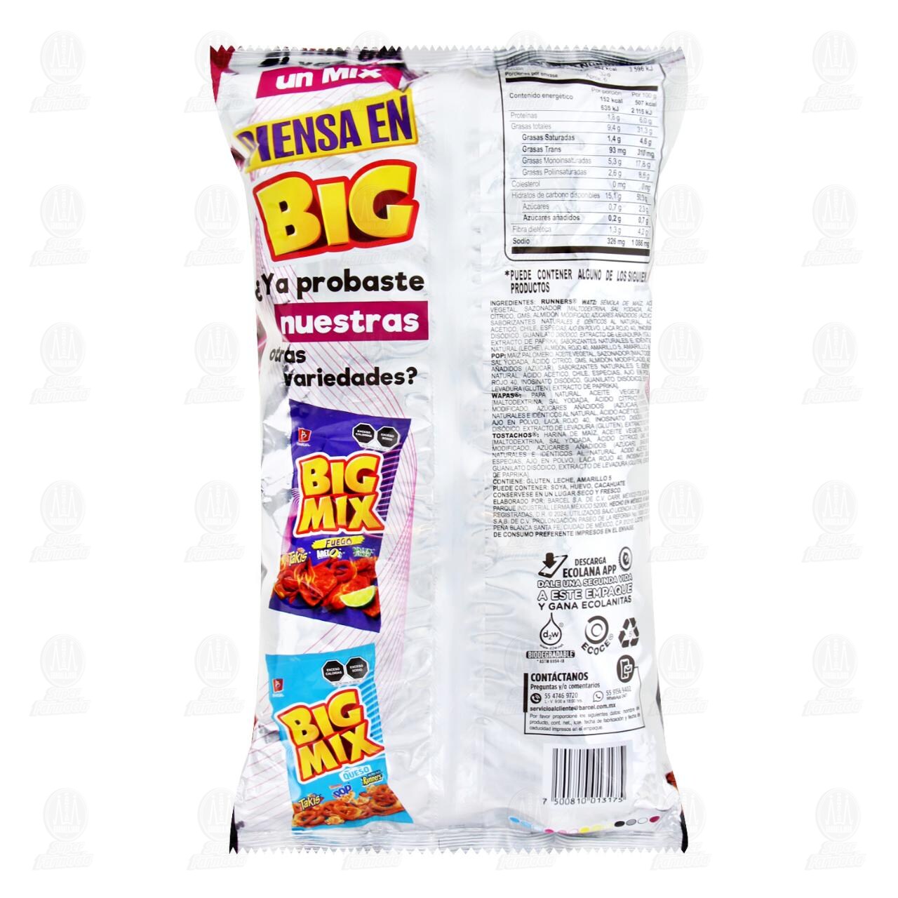 Botana Big Mix Sabor Inglesa-Lim&oacute;n, 170 gr. image number 1