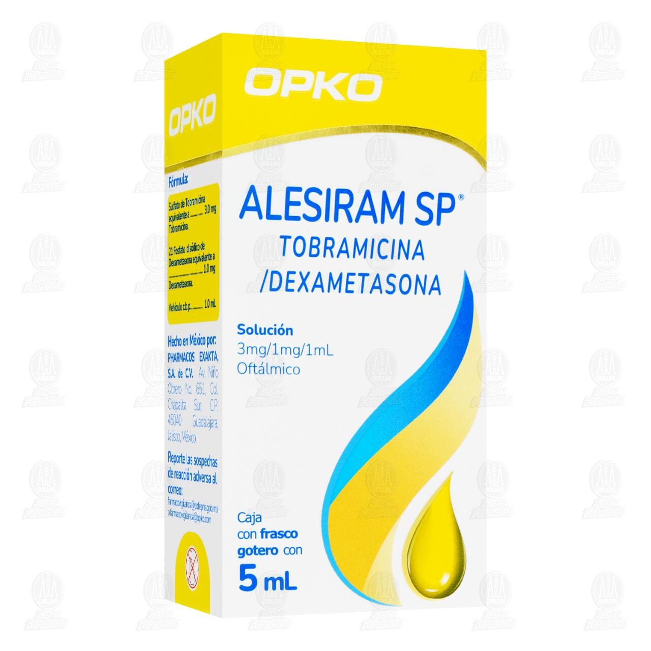 Alesiram SP 3mg/1mg/1ml Soluci&oacute;n Oft&aacute;lmica, 5 ml.