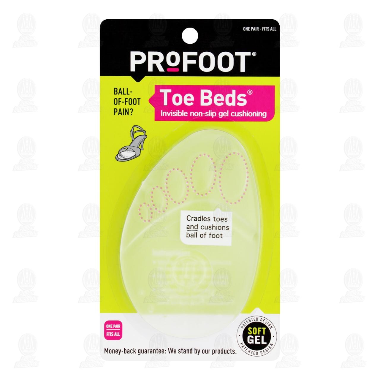 Base para Dedos Profoot Soporte invisible de Gel, 1 pz. image number 0