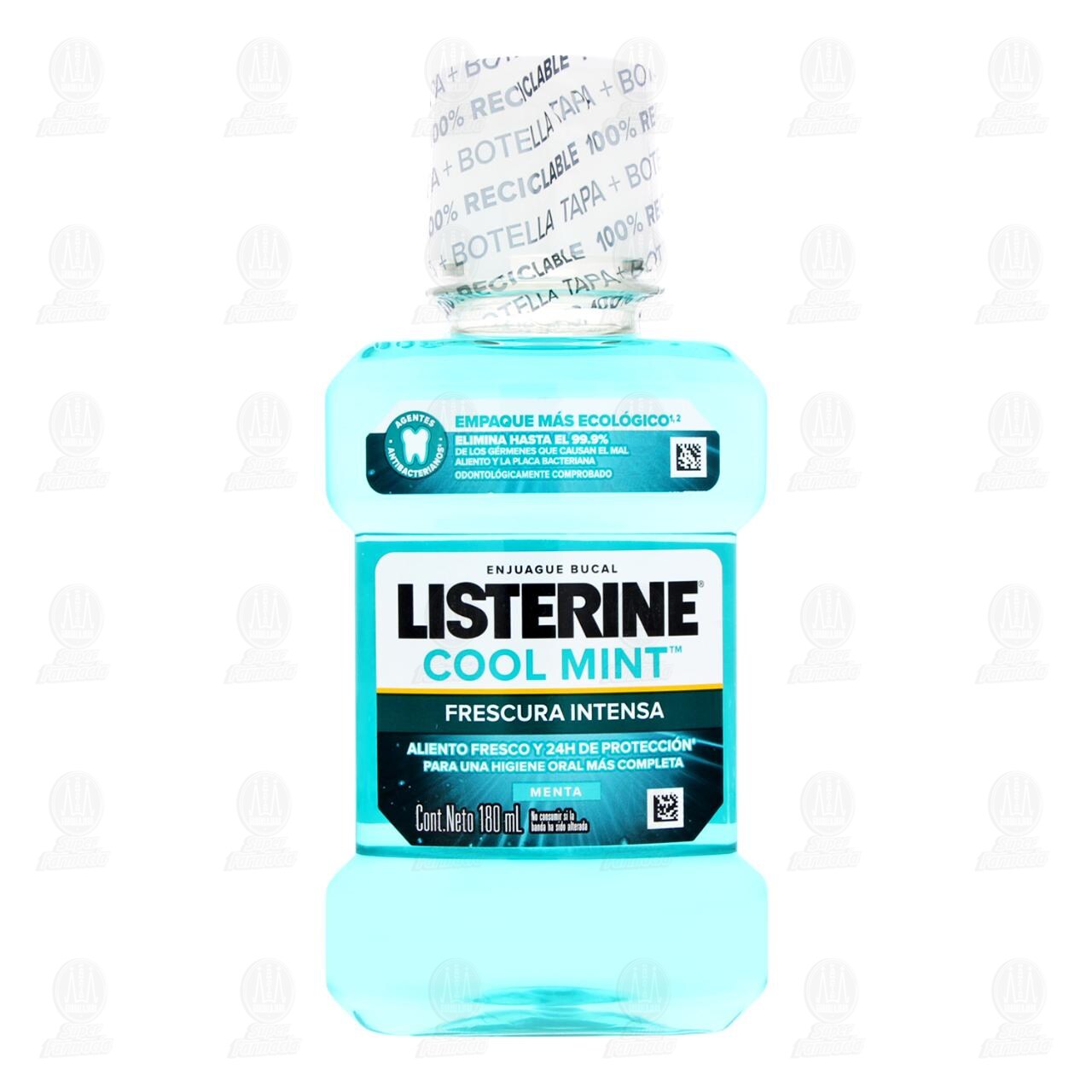 Enjuague Bucal Listerine Cool Mint Frescura Intensa, 180 ml. image number 1