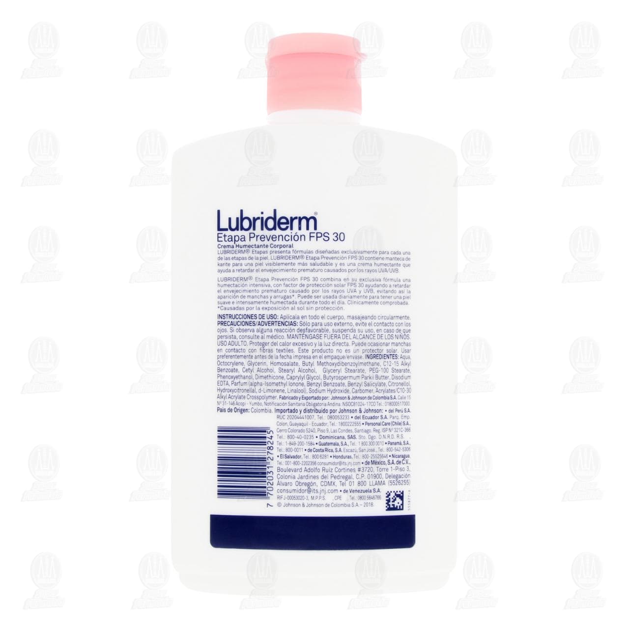Crema Corporal Lubriderm Prevención FPS30, 400 ml. image number 2