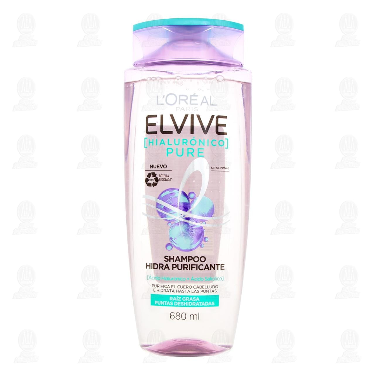 Shampoo Elvive Hialur&oacute;nico Pure Hidra Purificante, 680 ml. image number 1