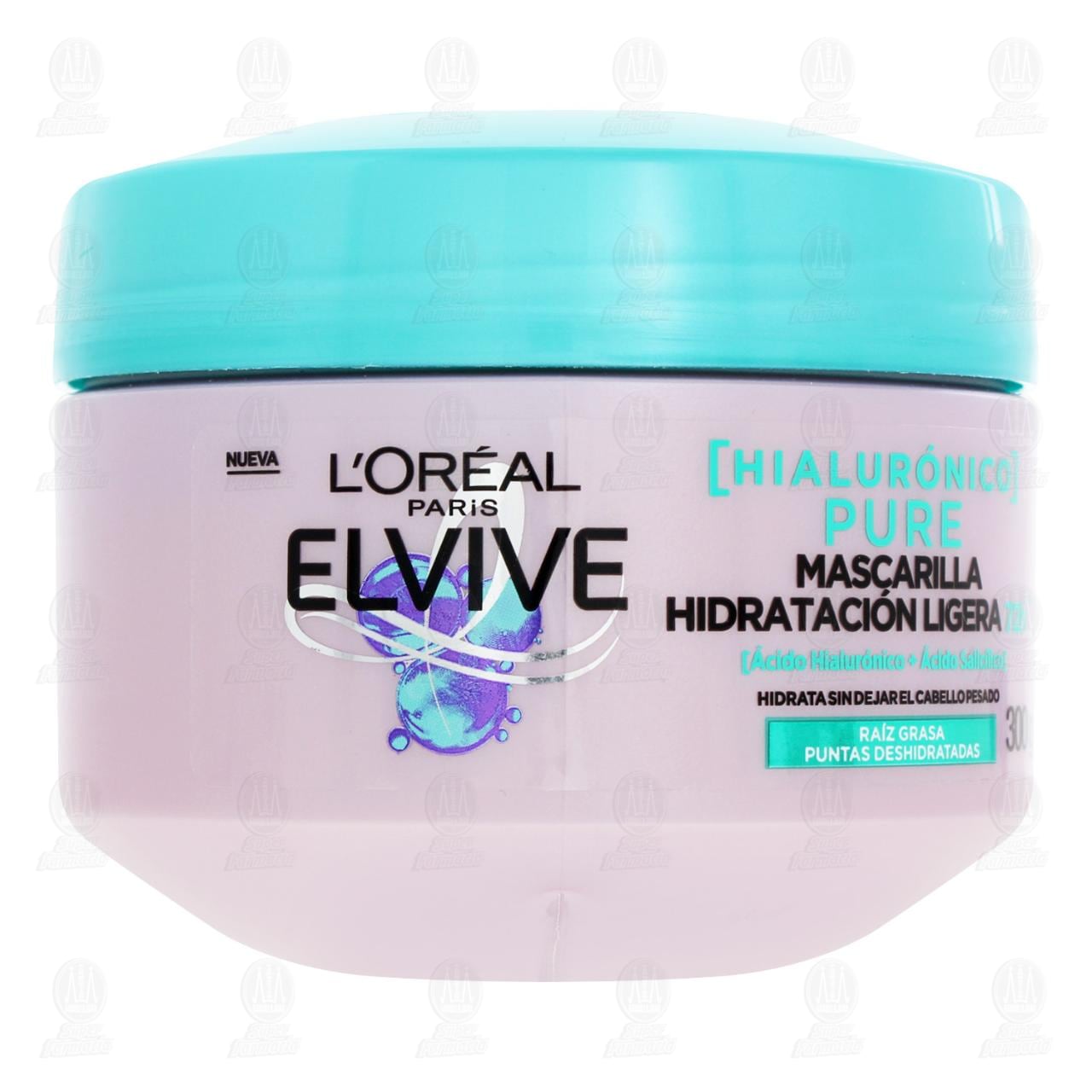 Imagen para Mascarilla Elvive Hialurónico Pure Hidratación Ligera, 300 gr.