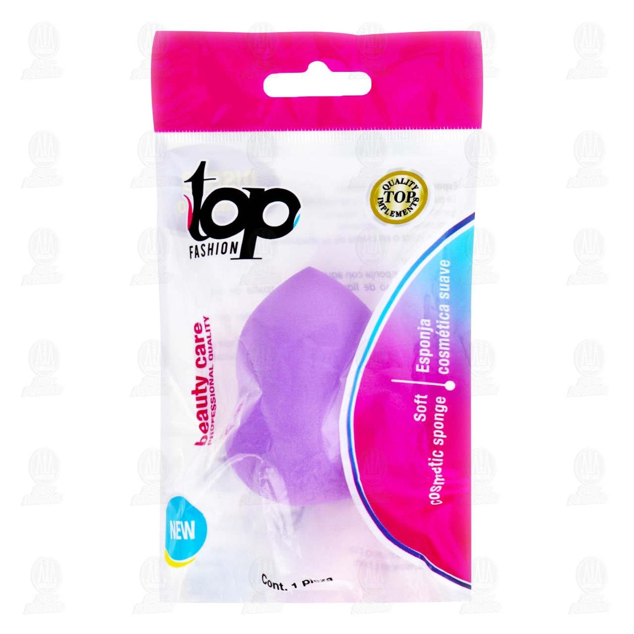 Esponja Cosm&eacute;tica Top Fashion Suave, 1 pz. image number 0
