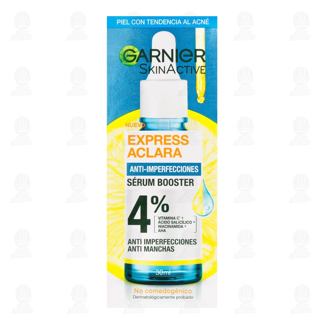 Sérum Booster Garnier Skin Active Express Aclara Anti-Imperfecciones, 30 ml. image number 1