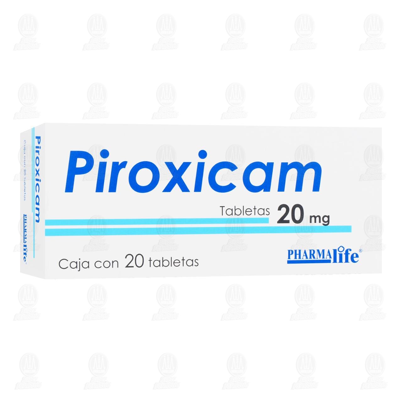 Piroxicam 20 mg, 20 Tabletas Pharmalife. image number 0