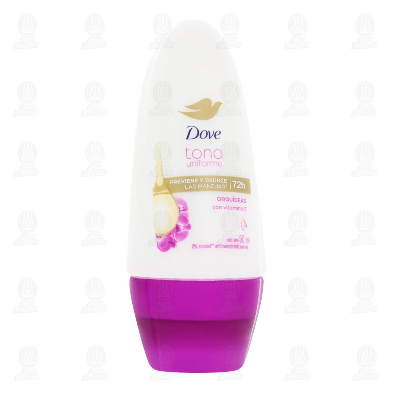 Antitranspirante Dove Tono Uniforme Orqu&iacute;deas en Roll-On, 50 ml. image number 0